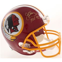 John Riggins Signed Washington Redskins Full-Size Helmet Inscribed "HOF 92" (JSA COA  Radtke COA)