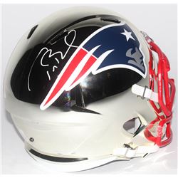 Tom Brady Signed New England Patriots Full-Size Chrome Speed Helmet (TriStar Hologram  Steiner COA)