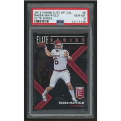 2018 Elite Draft Picks Elite Series #8 Baker Mayfield (PSA 10)