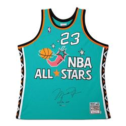 Michael Jordan Signed 1996 NBA All-Star Limited Edition Jerey Inscribed "2/11/96 MVP" (UDA COA)