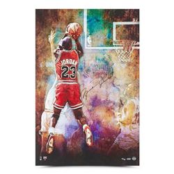 Michael Jordan Signed Chicago Bulls "The Shot" 24x36 Limited Edition Photo (UDA COA)