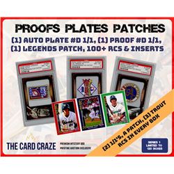 The Card Craze â€œProofs Plates  Patchesâ€ Multi-Sport Mystery Box