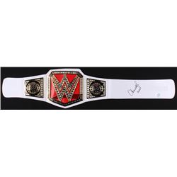 Charlotte Flair Signed WWE "Women's Championship" Wrestling Belt Inscribed "Wooo!" (Pro Player Holog