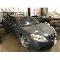 2008 PONTIAC G6 4 DOOR SEDAN, GREY,VIN#1G2ZG57N984231330,  RUNNING RUNNING WELL, DRIVEABLE