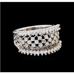 0.62 ctw Diamond Ring - 14KT White Gold