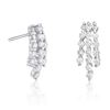 Image 1 : 14k White Gold 1.00CTW Diamond Earrings, (I1-I2/H-I)