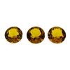 Image 1 : 17.41 ctw.Natural Round Cut Citrine Quartz Parcel of Three