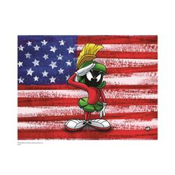 Warner Brothers Hologram Marvin with Flag