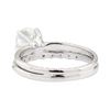 Image 3 : 1.06 ctw Diamond Ring Soldered To Wedding Band - 14KT White Gold