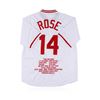 Image 1 : Cincinnati Reds Pete Rose Autographed Jersey With Stats