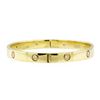 Image 2 : 1.10 ctw Diamond Bangle Bracelet - 18KT Yellow Gold