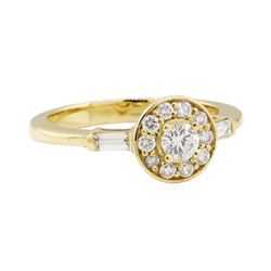 0.50 ctw Diamond Ring - 14KT Yellow Gold