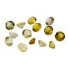 Image 2 : 5.73 ctw.Natural Round Cut Citrine Quartz Parcel of Fourteen