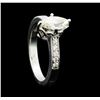 Image 4 : 1.21 ctw Diamond Ring - 14KT White Gold