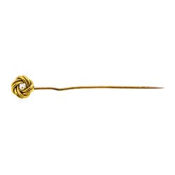 Pearl Stick Pin - 14KT Yellow Gold