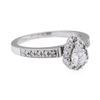 Image 1 : 0.33 ctw Diamond Ring - 14KT White Gold