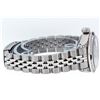 Image 4 : Rolex Ladies Stainless Steel 26MM Blue Diamond Lugs Datejust Wristwatch