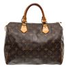 Image 1 : Louis Vuitton Monogram Canvas Leather Speedy 30 cm Bag