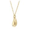 Image 2 : Tiffany and Company Elsa Peretti Teardrop Pendant with Chain - 18KT Yellow Gold