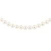 Image 1 : 7mm Akoya Cultured Pearl Necklace - 14KT Yellow Gold