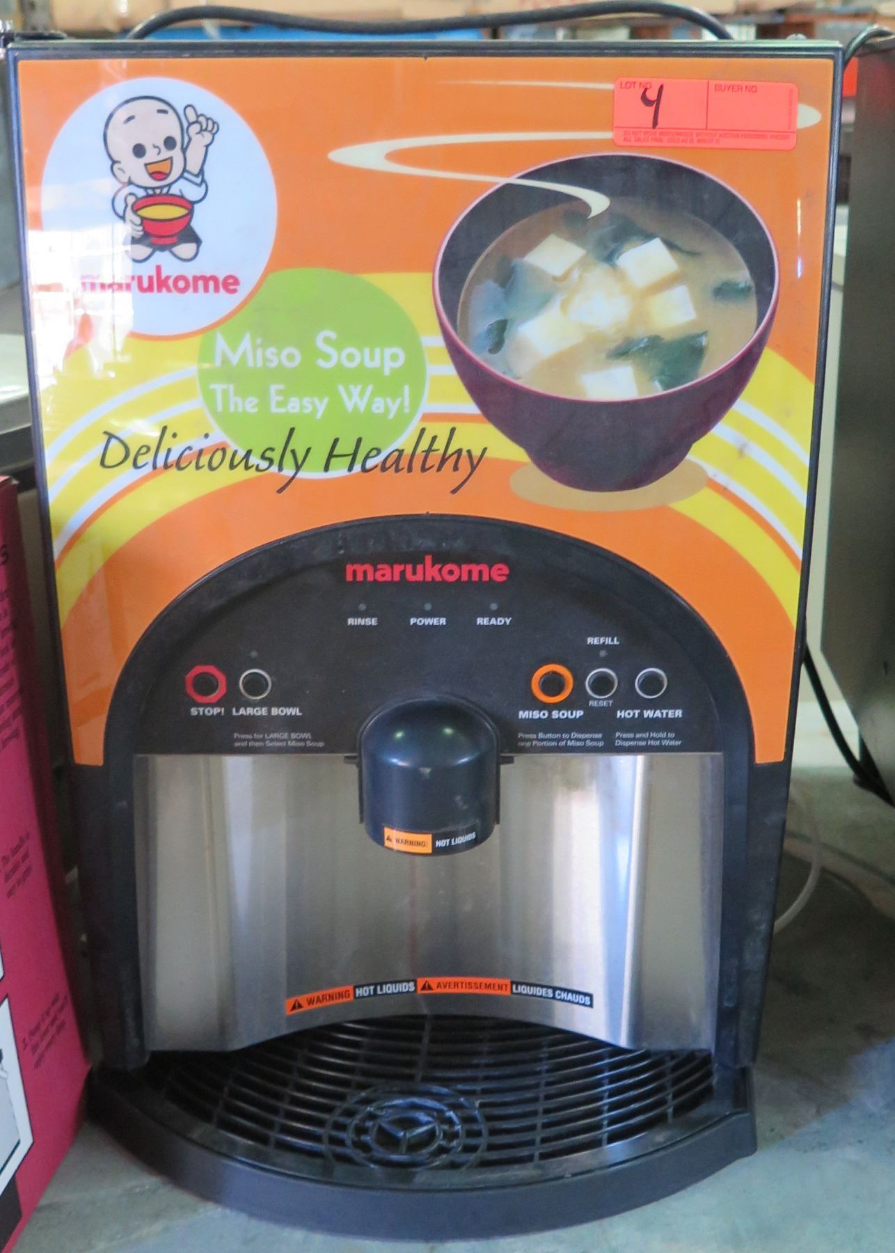Marukome Bunn Instant Miso Soup Machine, Model LSA-1 LP - Oahu Auctions
