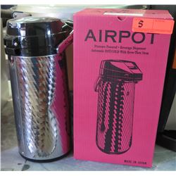 Airpot Pressure-Powered 2.2L Beverage Dispenser (has small dent)