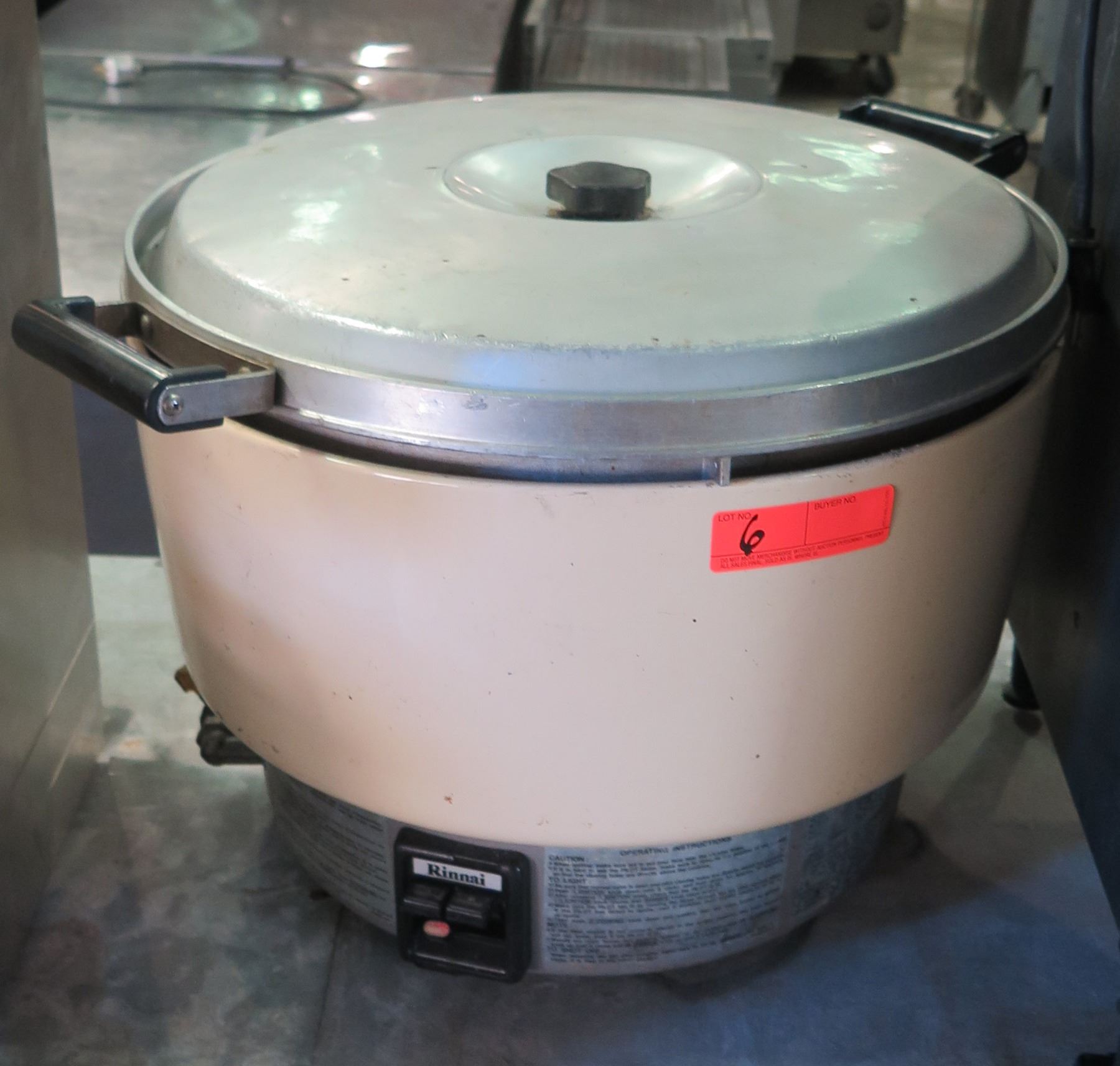 Rinnai Natural Gas Commercial Rice Cooker, Model RER-55ASN