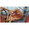 Image 2 : Large Solid Monkeypod Seating, Resin-Coated, Approx. 69"W