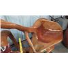 Image 8 : Large Solid Monkeypod Seating, Resin-Coated, Approx. 69"W