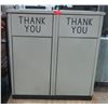 Image 1 : Attached Trash Recepticles w/ Tray Holders