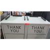 Image 2 : Attached Trash Recepticles w/ Tray Holders