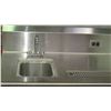 Image 2 : Stainless Prep Table w/ Sink, Tray Holders, Storage Compartment 48"W x 28"D x 34"H