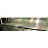 Image 1 : Stainless Prep Table Top, No Legs, 57" x 16" (includes mounting brackets)