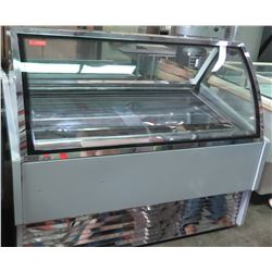 Gelato Case with Glass Top 67"W x 44"D x 56"H