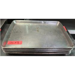 Qty 9 Large Baking Sheets, 12" x 16"