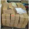 Image 1 : Pallet White w/ Blue Trim Rectangle Dishes 10" x 12" in Box