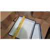 Image 2 : Pallet White w/ Blue Trim Rectangle Dishes 10" x 12" in Box