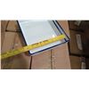 Image 3 : Pallet White w/ Blue Trim Rectangle Dishes 10" x 12" in Box