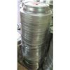Image 1 : Qty 120 Stainless 11-3/8" Diameter Room Service Plate Covers