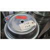 Image 2 : Qty 120 Stainless 11-3/8" Diameter Room Service Plate Covers