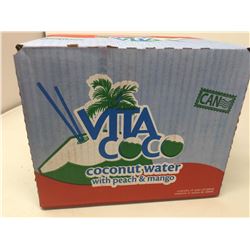 Case of Vita Coco Coconut Water with Peach & Mango (12 x 500ml)