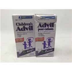 Lot of Childrens Advil- Grape (2 x 100ml)