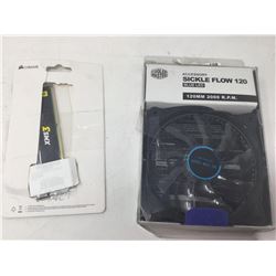 Cool Master Sickle Flow 120 and Corsair XMS3