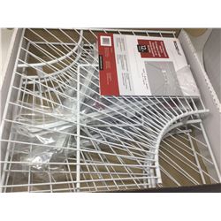 Closetmaid Shelf & Rod Corner Shelf Kit (12 inch)