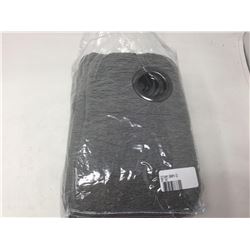 Grey Curtain Panel with Grommets- 78 inch