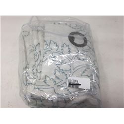 Embroidered Curtain Panel with Grommets