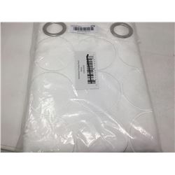 White Curtain Panel with Grommets