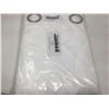 Image 1 : White Curtain Panel with Grommets