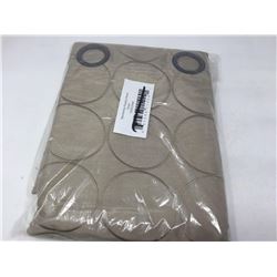 Taupe Curtain Panel With Grommets