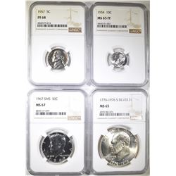 MODERN COIN LOT ALL NGC GRADED